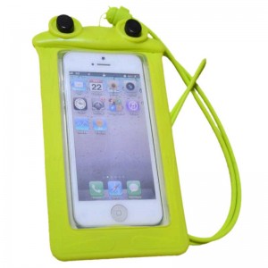 Mobile Phone Waterproof Bag Silicone Frog Phone Case