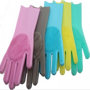 Kitchen Cleaning Gloves Household Gloves Rubber Washer Gloves for Washing Dishes Silicone Glove Dishwashing,