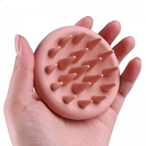 Silicone Shampoo Bath Brush Cleaning Massage Comb Silicone Scalp Massage Shampoo Brush For Hair