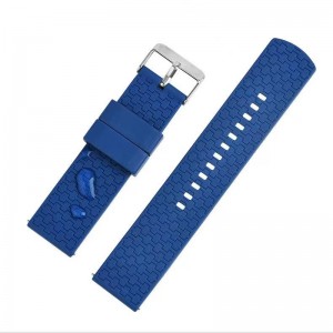 Multi Color Silicone Watch Fluororubber Bracelet Straps For Timepieces